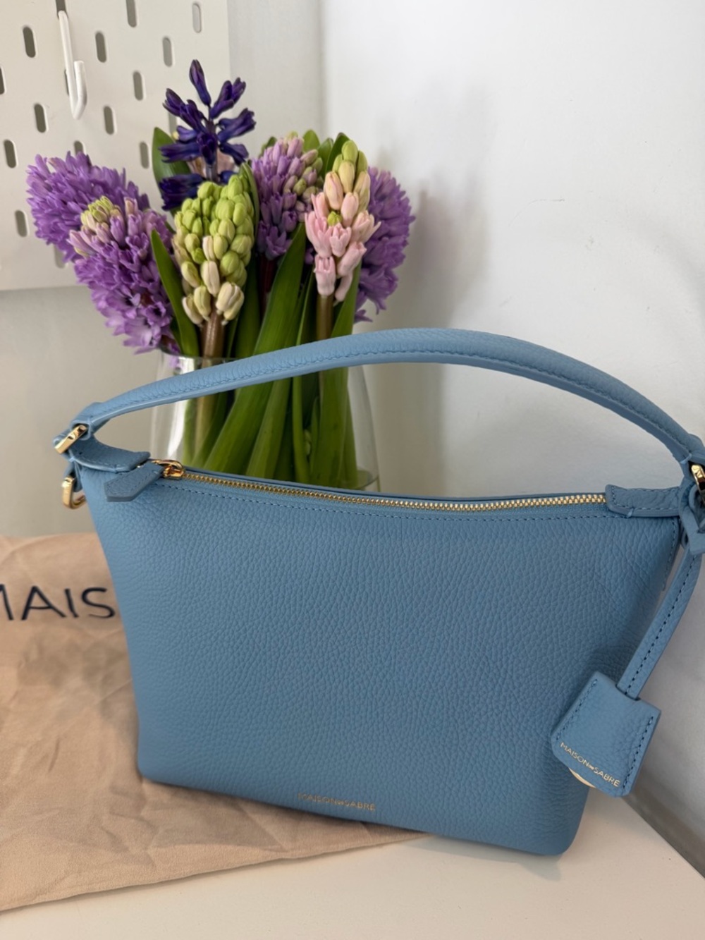 Maison De Sabre - Blue Leather Shoulder Bag